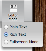 textarea editor modes